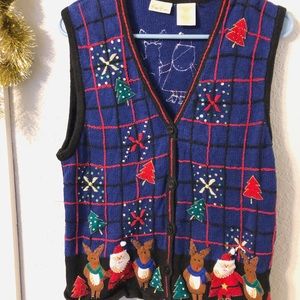 🎄Vintage Bobbie Brooks Christmas Vest🎄
